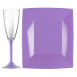 Vaisselle Jetable Extra Dur Lilas